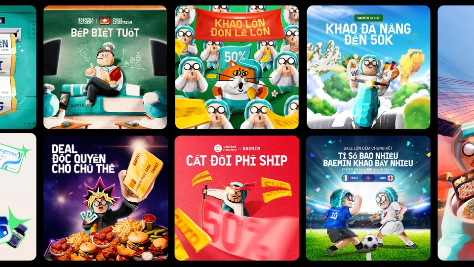 Banner khuyến mãi đồ ăn