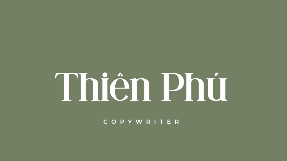Truyền cảm hứng qua từng con chữ | Chuyên ngành F&B – Dịch vụ – Sáng tạo nội dung thương hiệu