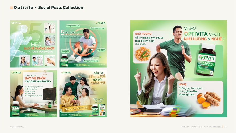 Social posts for Optivita