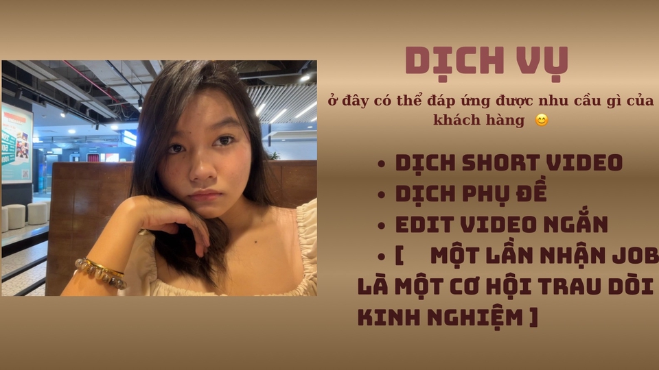Dịch vụ Dịch phụ đề - Làm phụ đề - Thuê freelancer Dịch phụ đề - Làm phụ đề - dịch phụ đề , video ngắn , edit video ngắn