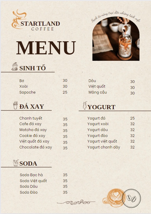 Thiết kế ấn phẩm - Thiết kế Poster, Menu - 5