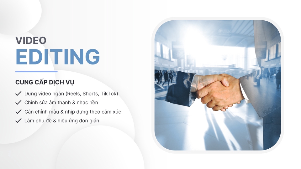 Dịch vụ Video editor - Thuê freelancer Video editor - Edit Video theo yêu cầu