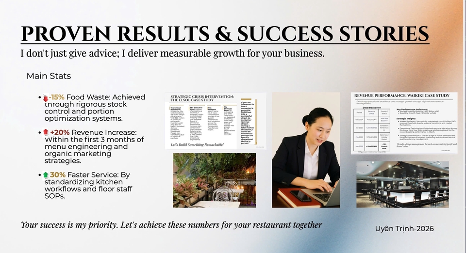 Dịch vụ Tư vấn đầu tư - Thuê freelancer Tư vấn đầu tư - Đào tạo nhân sự nhà hàng và Quy chuẩn phục vụ khách hàng chuyên nghiệp - 6