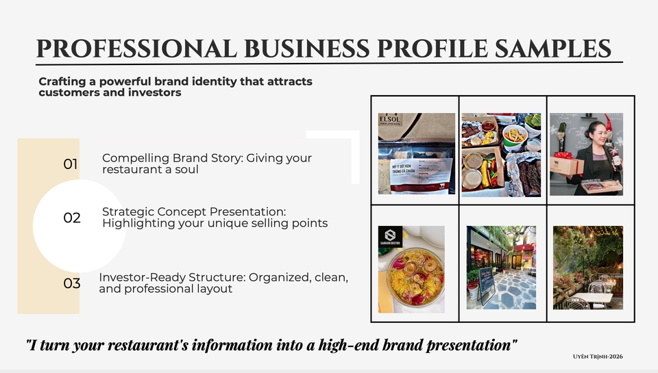 Dịch vụ Tư vấn đầu tư - Thuê freelancer Tư vấn đầu tư - Đào tạo nhân sự nhà hàng và Quy chuẩn phục vụ khách hàng chuyên nghiệp - 3