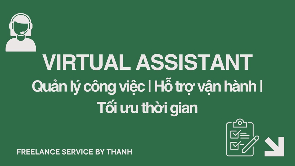Dịch vụ Thư ký - Thuê freelancer Thư ký - Dịch vụ Hỗ trợ Virtual Assistant