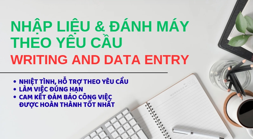 Đánh máy và nhập liệu - NHẬP LIỆU VÀ ĐÁNH MÁY THEO YÊU CẦU CỦA KHÁCH HÀNG - 2