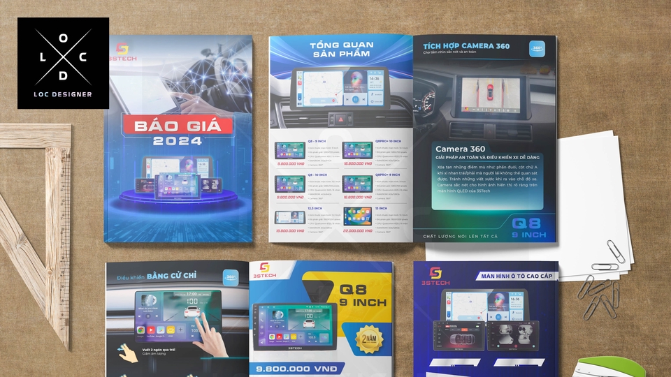 Việc làm thiết kế portfolio freelance - Bảng báo giá - chuyên nghiệp, hiện đại