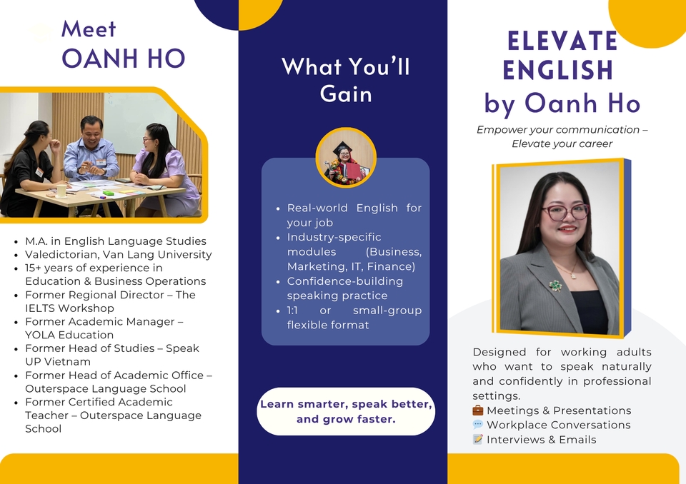 Khóa học trực tuyến - 🌱 English for Growth – Coaching Tiếng Anh Ứng Dụng cho Người Đi Làm | by Oanh Ho - 2