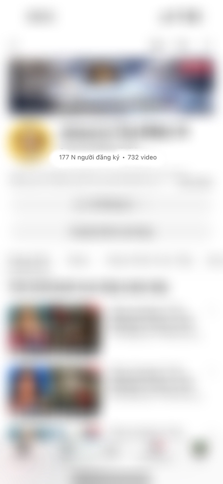 kê h youtube đã build được 1,5 năm
