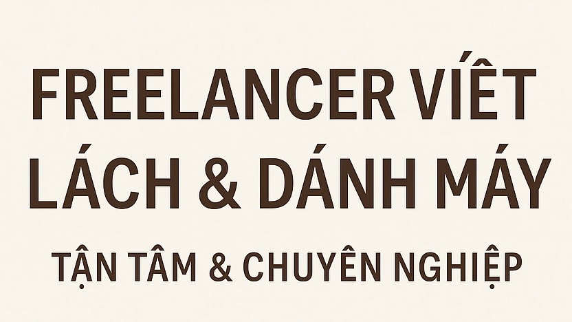 Dịch vụ Đánh máy và nhập liệu - Thuê freelancer Đánh máy và nhập liệu - hỗ trợ viết bài, chỉnh sửa nội dung – đánh máy lại file viết tay, file ảnh