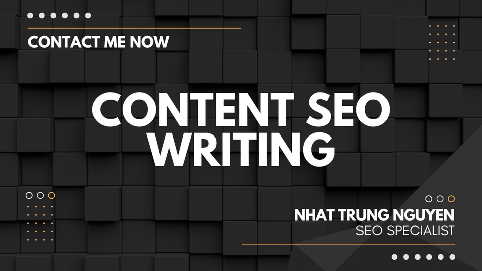 Nhận viết content chuẩn SEO - đảm bảo tối ưu EEAT, dàn ý chi tiết cạnh tranh mọi đối thủ.