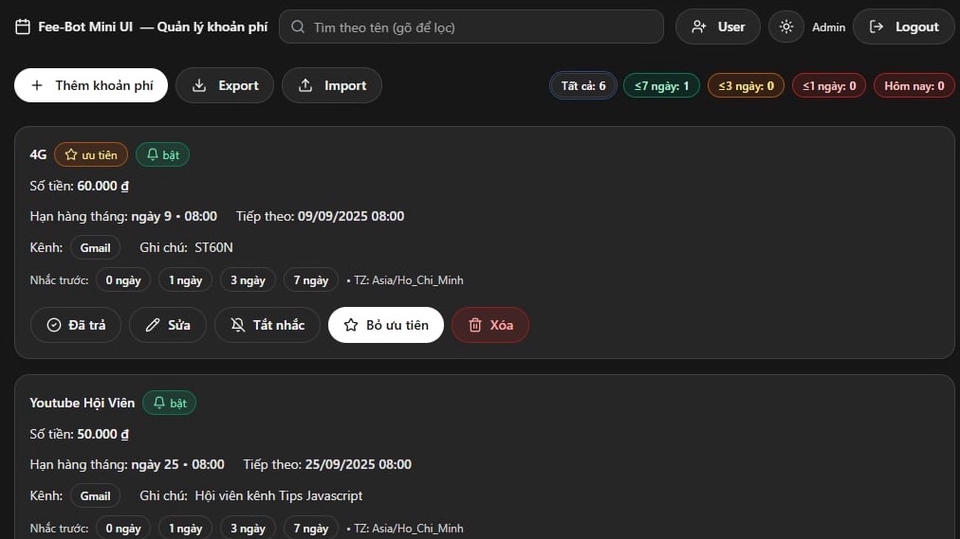 Hình ảnh dự án
