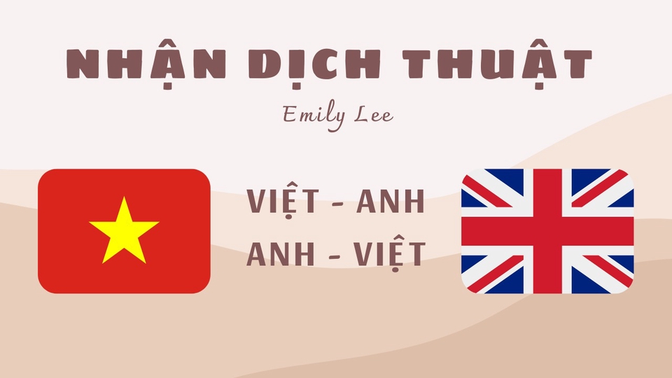 Dịch vụ Dịch thuật tiếng Pháp - Thuê freelancer Dịch thuật tiếng Pháp - Nhận dịch thuật Anh - Việt và Việt - Anh