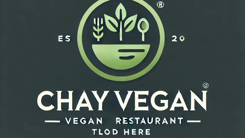 mẫu logo cửa hàng đồ ăn chay