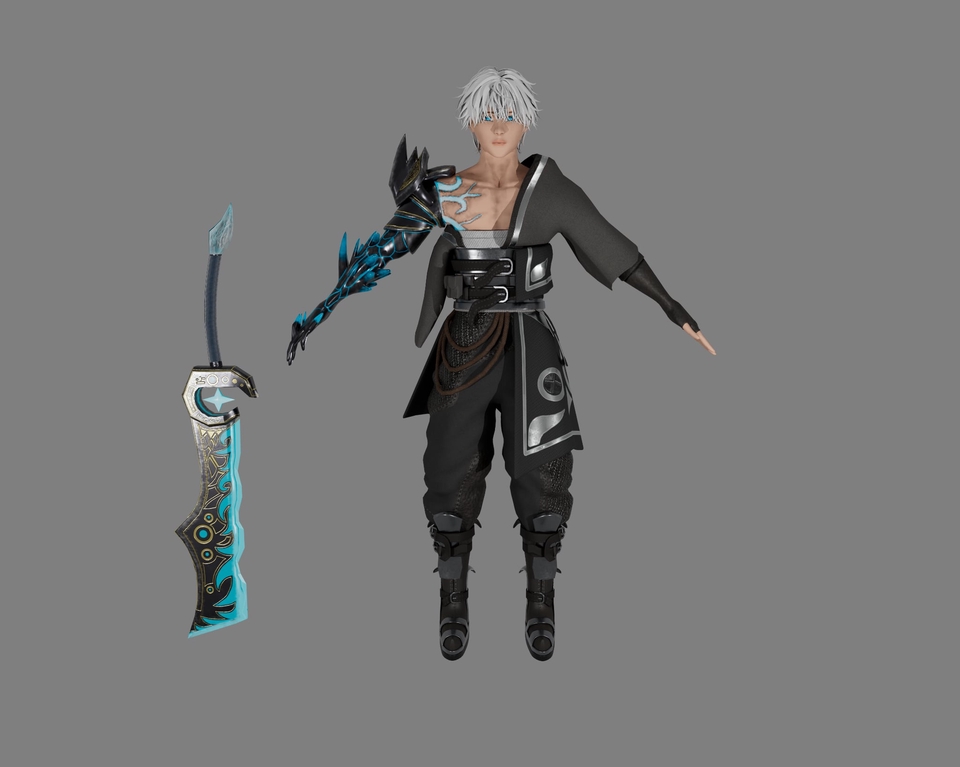 Thiết kế mô hình 3D - Model 3D ( low và high poly) + texture theo concept có sẵn hoặc thiết kế - 10