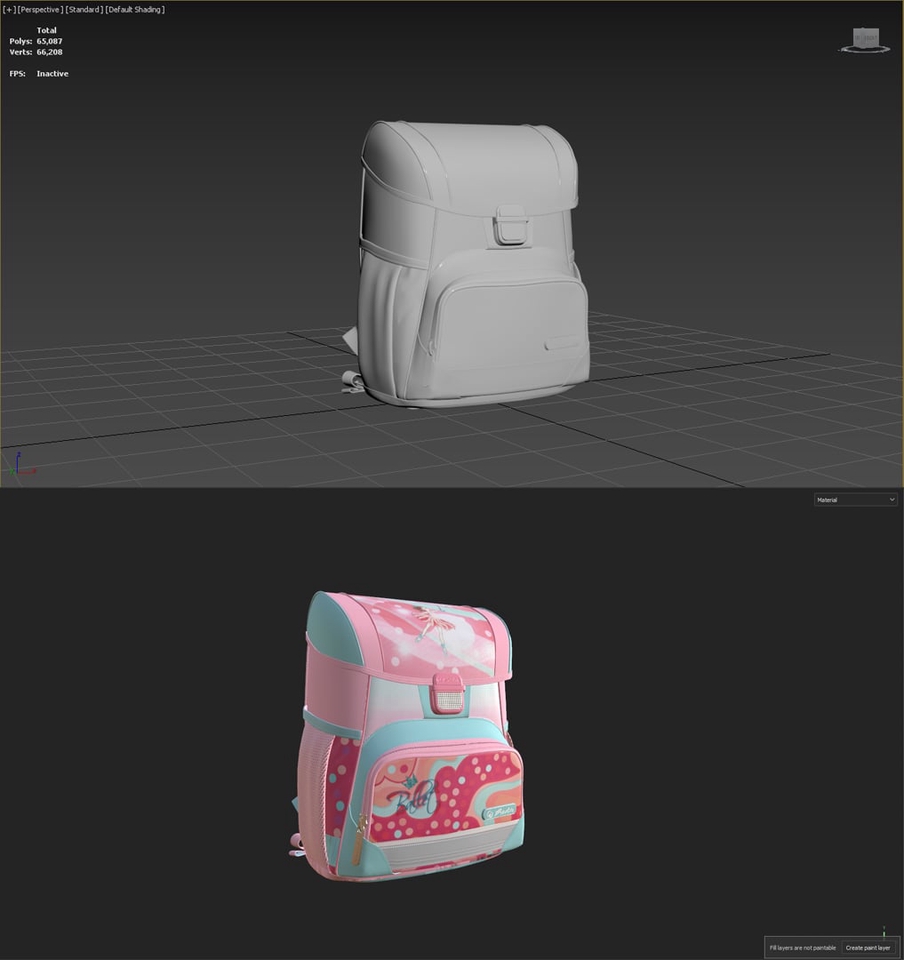 Thiết kế mô hình 3D - Model 3D ( low và high poly) + texture theo concept có sẵn hoặc thiết kế - 2