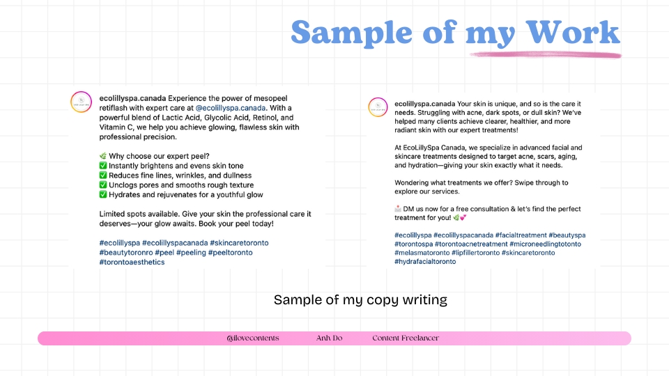 Caption bài viết content social