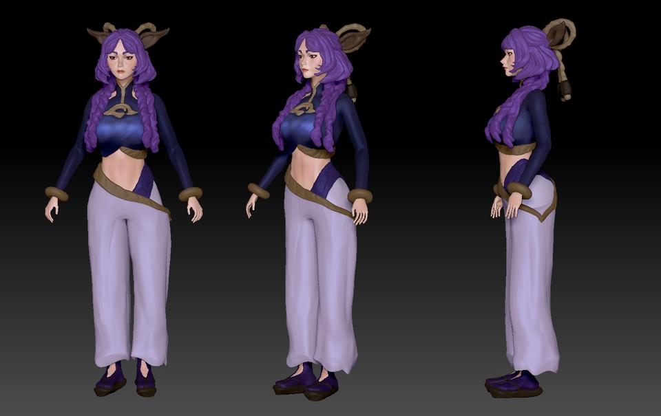 Thiết kế mô hình 3D - Dựng mô hình nhân vật 3D - 3