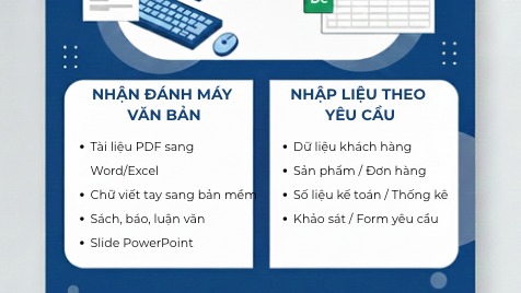 Gia công dữ liệu CHÍNH XÁC - NHANH CHÓNG - BẢO MẬT