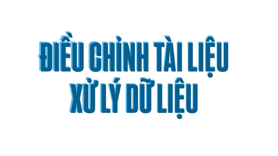 Điều chỉnh tài liệu, xử lý dữ liệu, thangho, fastlance, giá rẻ