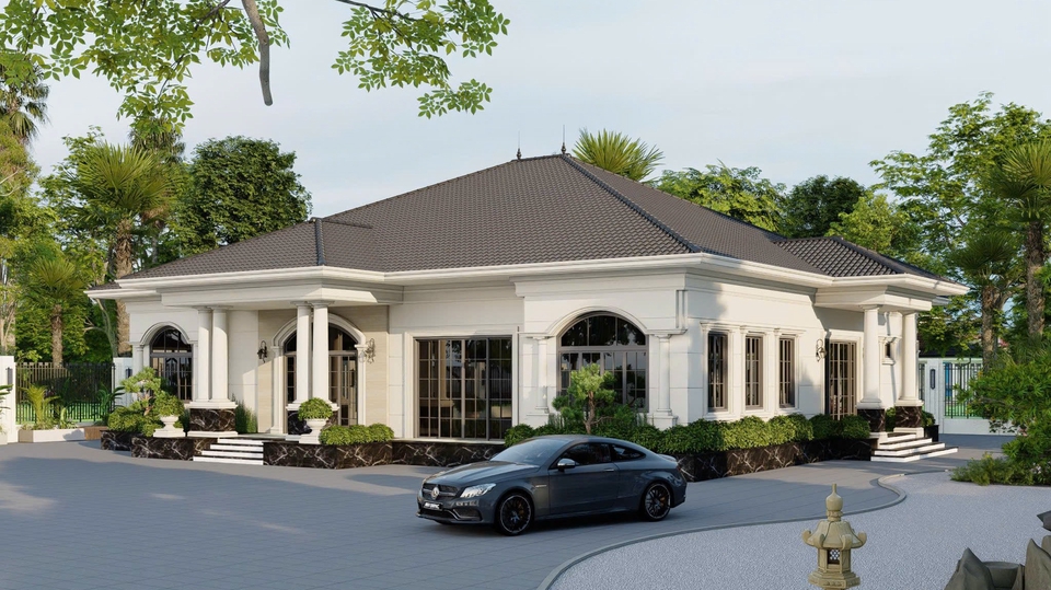 Nhà sân vườn Tân cổ điển