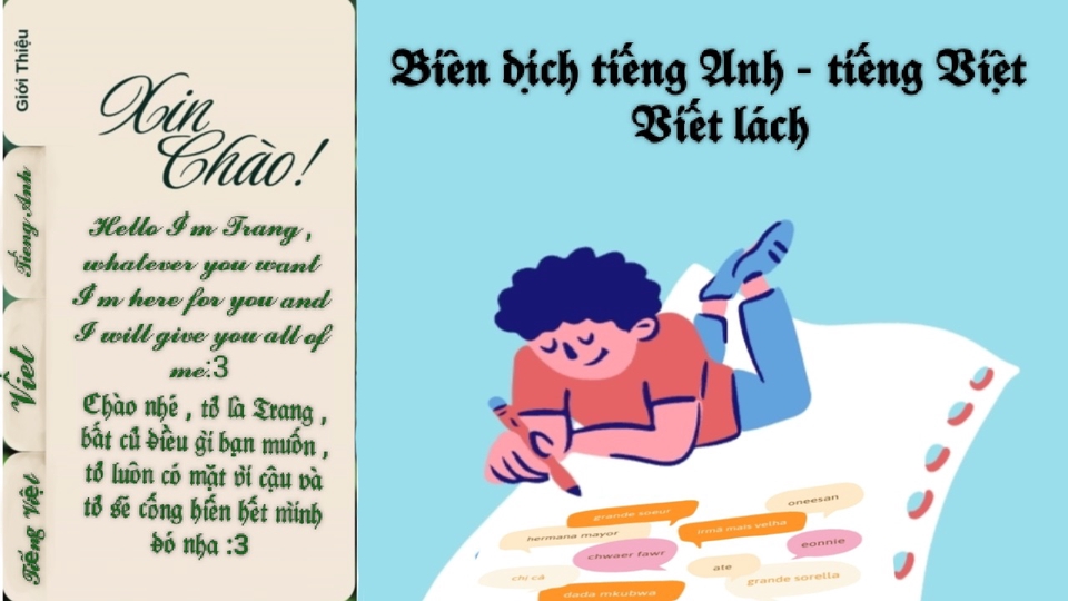 Dịch vụ Phiên dịch - Thuê freelancer Phiên dịch - Biên dịch, Phiên dịch Anh - Việt , Đánh máy nhập dữ liệu