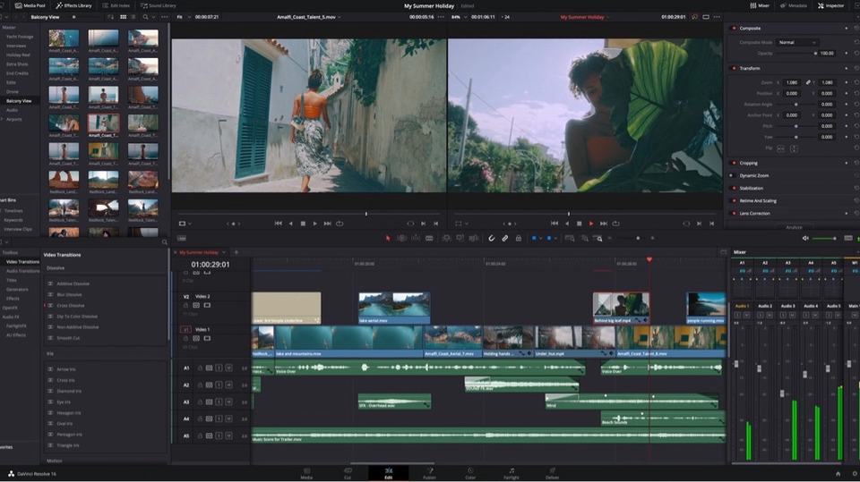 Edit các loại video dài - ngắn, vfx, v.v