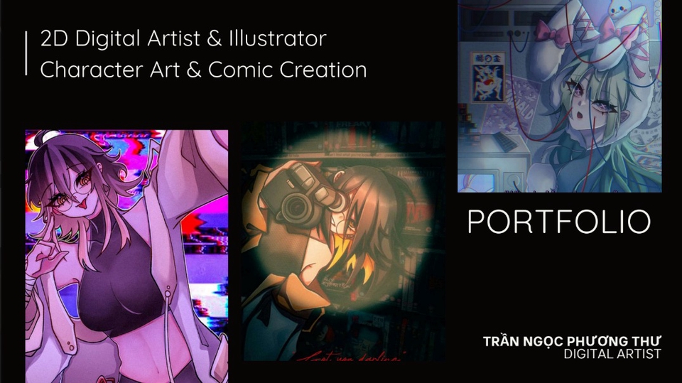 2D Digital Art Anime & Cartoon Style
Freelance 2D Artist Portfolio – Anime, Cartoon, and Comics