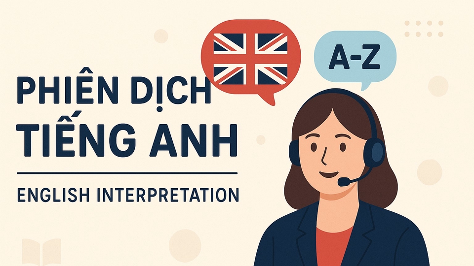Phiên dịch viên tiếng Anh là niềm đam mê kết nối ngôn ngữ và con người của tôi. 