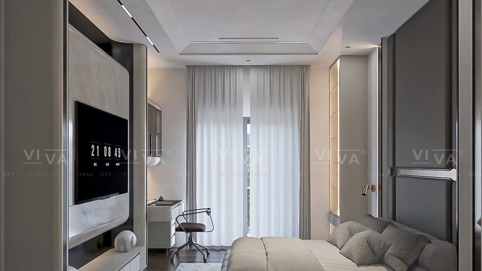Dịch vụ Thiết kế nội thất - Thuê freelancer Thiết kế nội thất - Bedroom - Apartment - minimalist