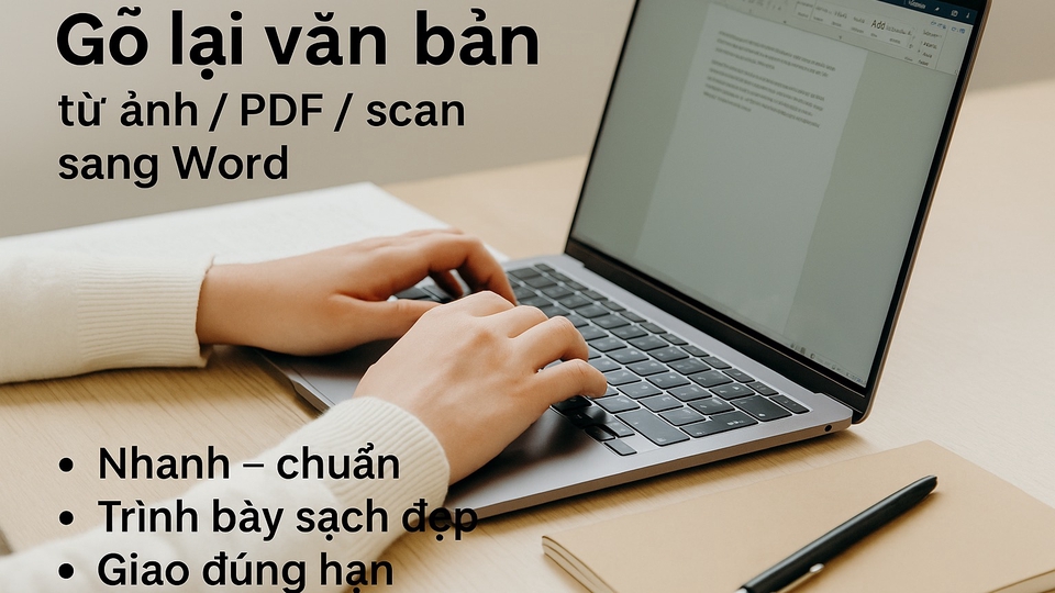 Gõ lại văn bản từ ảnh, PDF, scan sang Word nhanh – chuẩn