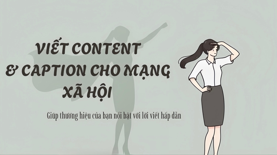 Dịch vụ Viết content - Thuê freelancer Viết content - Viết content & caption cho mạng xã hội