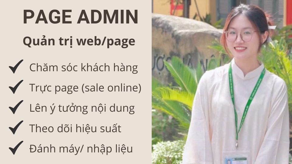 Dịch vụ Quản trị viên website - Thuê freelancer Quản trị viên website - Page admin