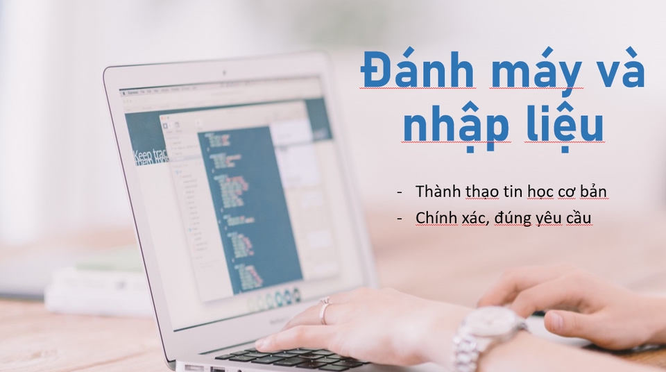 Đánh máy và nhập liệu - Đánh máy và nhập liệu - 2