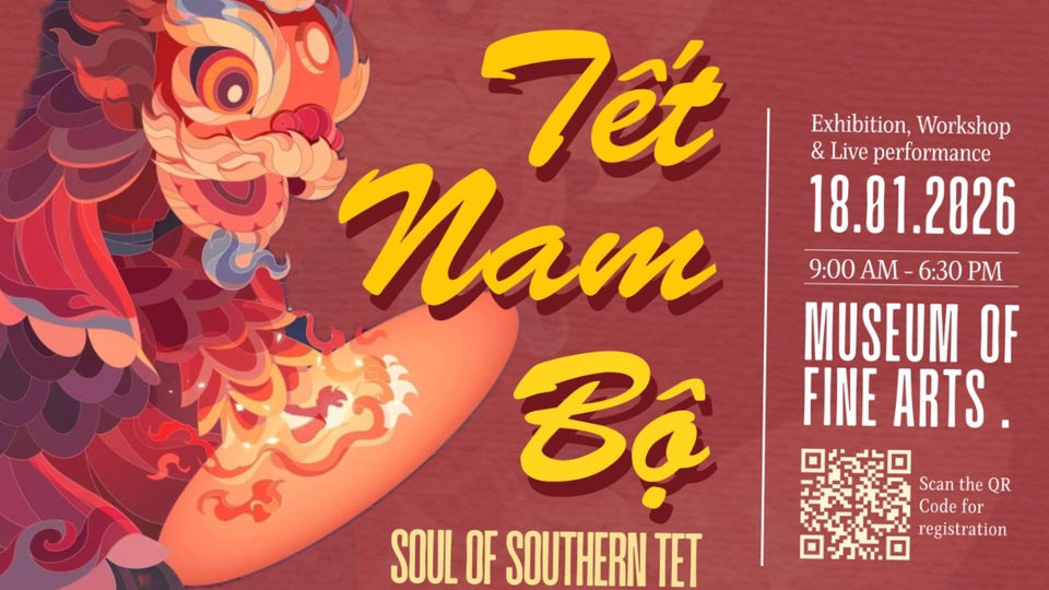 Poster triển lãm Tết Nam Bộ