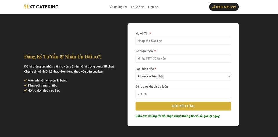 Lập trình web (Web Development) - Tạo website landing page, chuẩn responsive - Hỗ trợ sửa lỗi miễn phí - 8