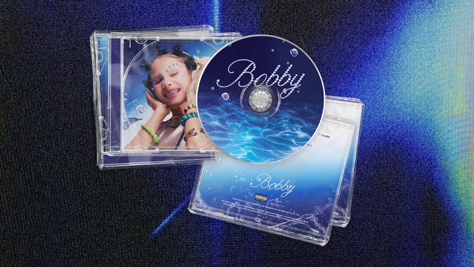 Thiết kế CD cho EP "Bobby" của nghệ sĩ Liu Grace