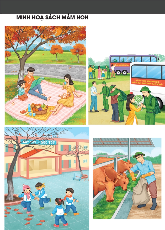 Vẽ minh họa - Vẽ minh hoạ sách giáo dục - 3