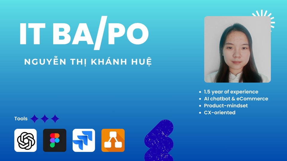 IT BA/PO Freelancer Nguyễn Thị Khánh Huệ