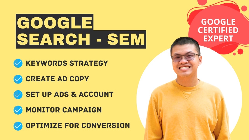 Dịch vụ Google Ads - Thuê freelancer Google Ads - Quảng cáo và tối ưu Google Search SEM 