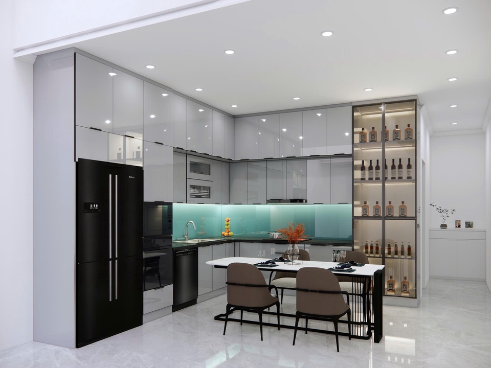 Vẽ phối cảnh - Thiết kế 3D nội thất gia đình - 2