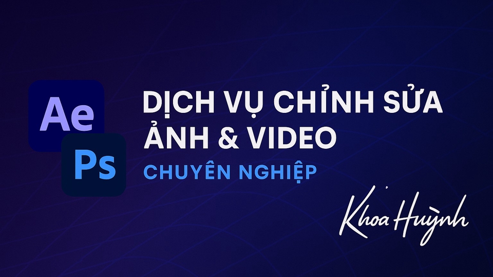 Dịch vụ Video editor - Thuê freelancer Video editor - Gói edit video cơ bản