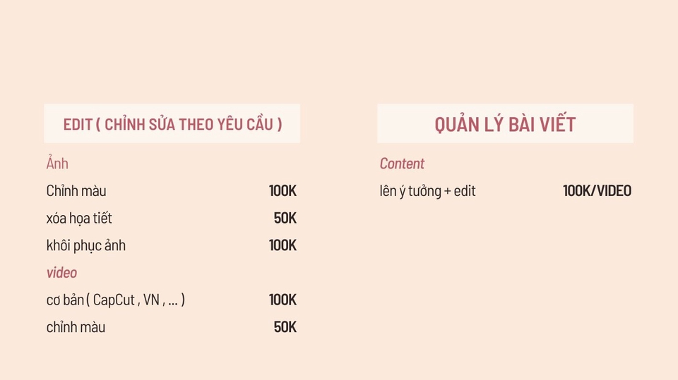 Dịch vụ Photoshop - Thuê freelancer Photoshop - EDIT VÀ CHỤP ẢNH SẢN PHẢM + QUAY VIDEO 