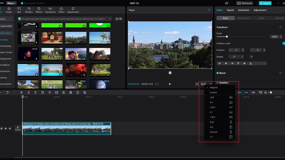 Edit video