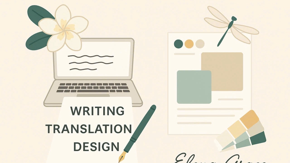 Các dịch vụ Viết lách & Dịch thuật khác - Thuê freelancer Viết lách & Dịch thuật - Elona Grace - Words, Design & Law
