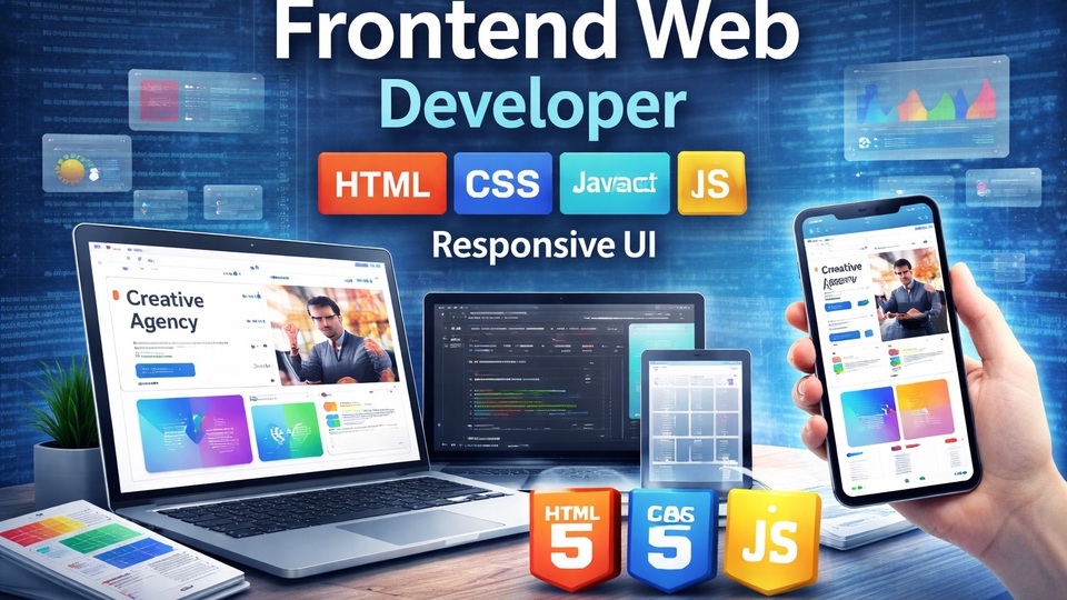 Thiết kế web bằng HTML CSS JS, UI đẹp, responsive