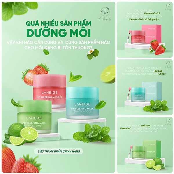Thiết kế banner truyền thông xã hội - ANBEAUTY - SOCIAL POST - 4