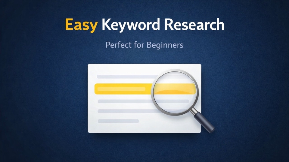 Dễ dàng tìm kiếm keywork cho người mới bắt đầu