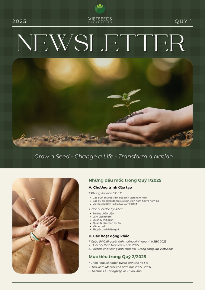 Newsletter cover
