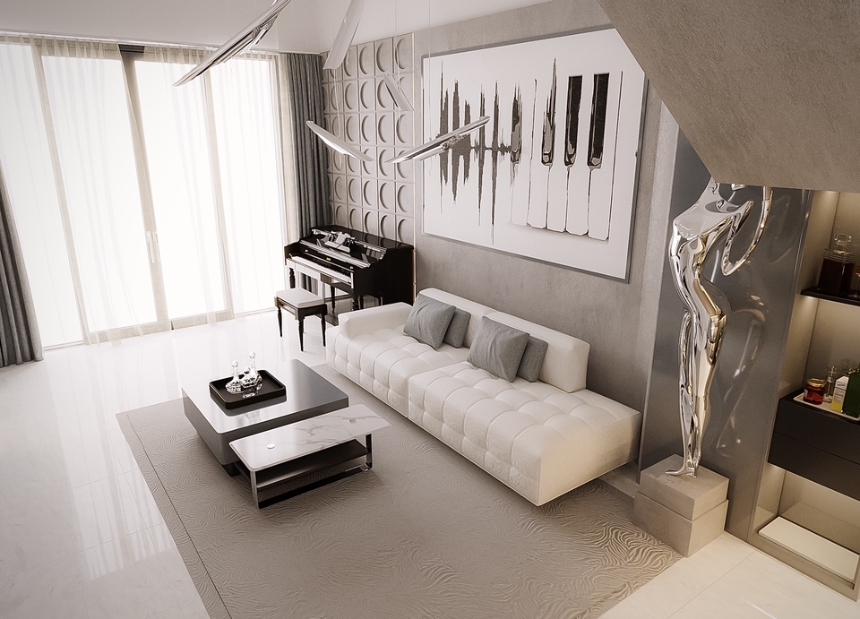 Thiết kế nội thất - Thiết kế - diễn hoạ nội thất 3D - 4